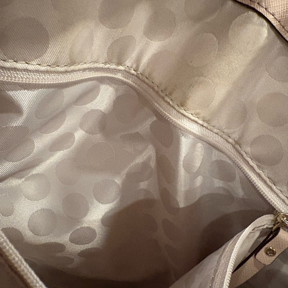 50% off SALE Kate Spade Pale Pink Saffiano Leather Satchel - Picture 6 of 8